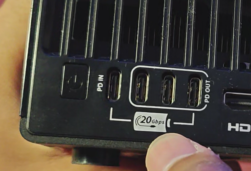 USB ports